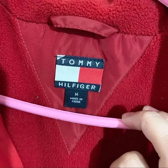 Vtg Tommy Hilfiger 90’s Windbreaker kids Jacket,Y2K Jacket Size M - Picture 3 of 8
